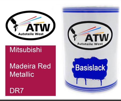 Mitsubishi, Madeira Red Metallic, DR7: 500ml Lackdose, von ATW Autoteile West.